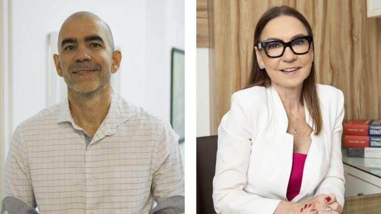 Os médicos Marco Orsini e Maria del Pilar Biot