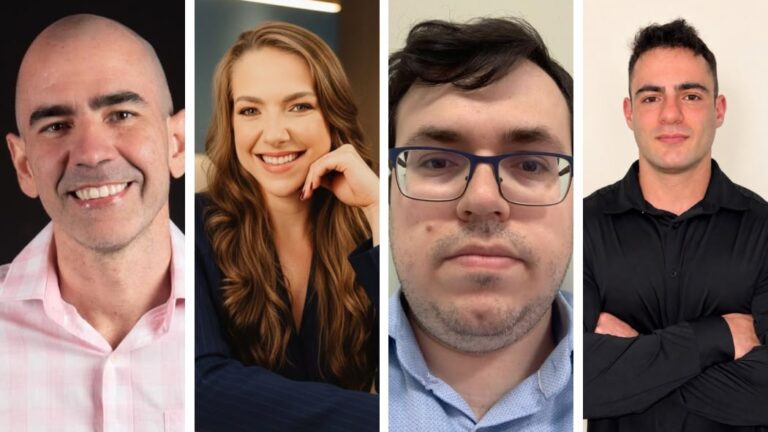Marco Orsini, Luiza Travalloni, Wladimir Bocca e Guilherme Reinheimer